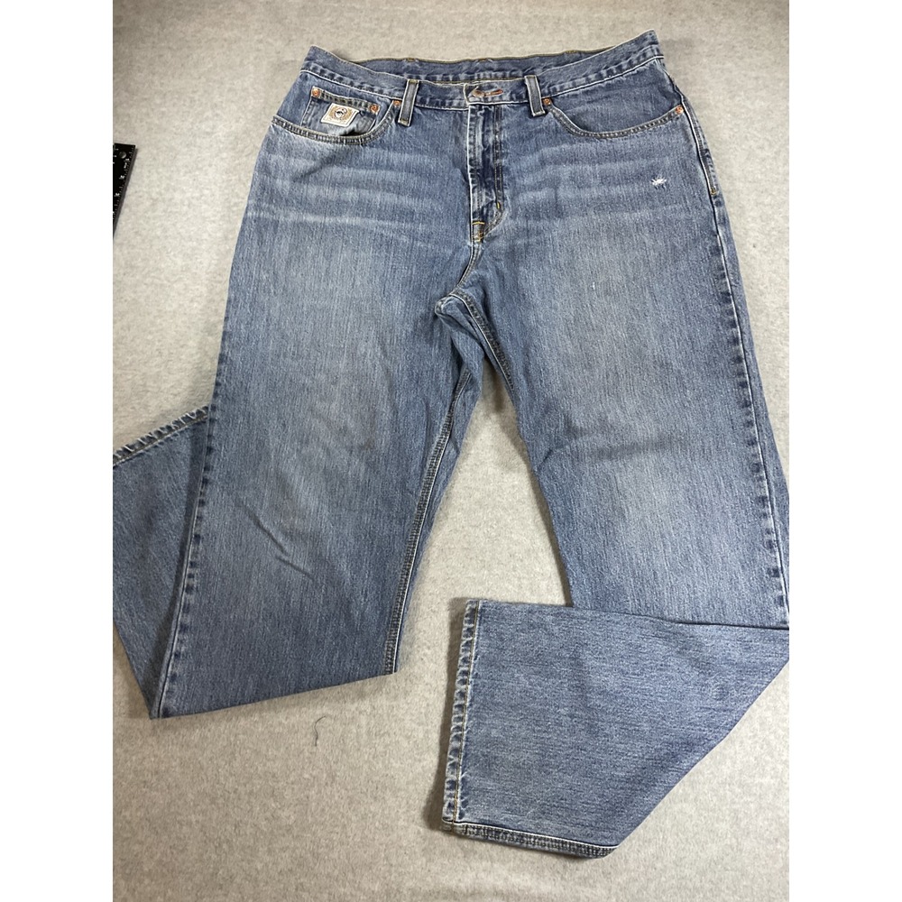 Cinch White Label Mens Relaxed Fit Straight Leg Jeans Medium Wash 36x34 1892